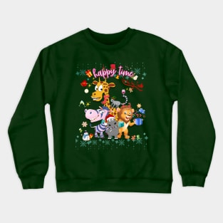 HAPPY TIME Crewneck Sweatshirt